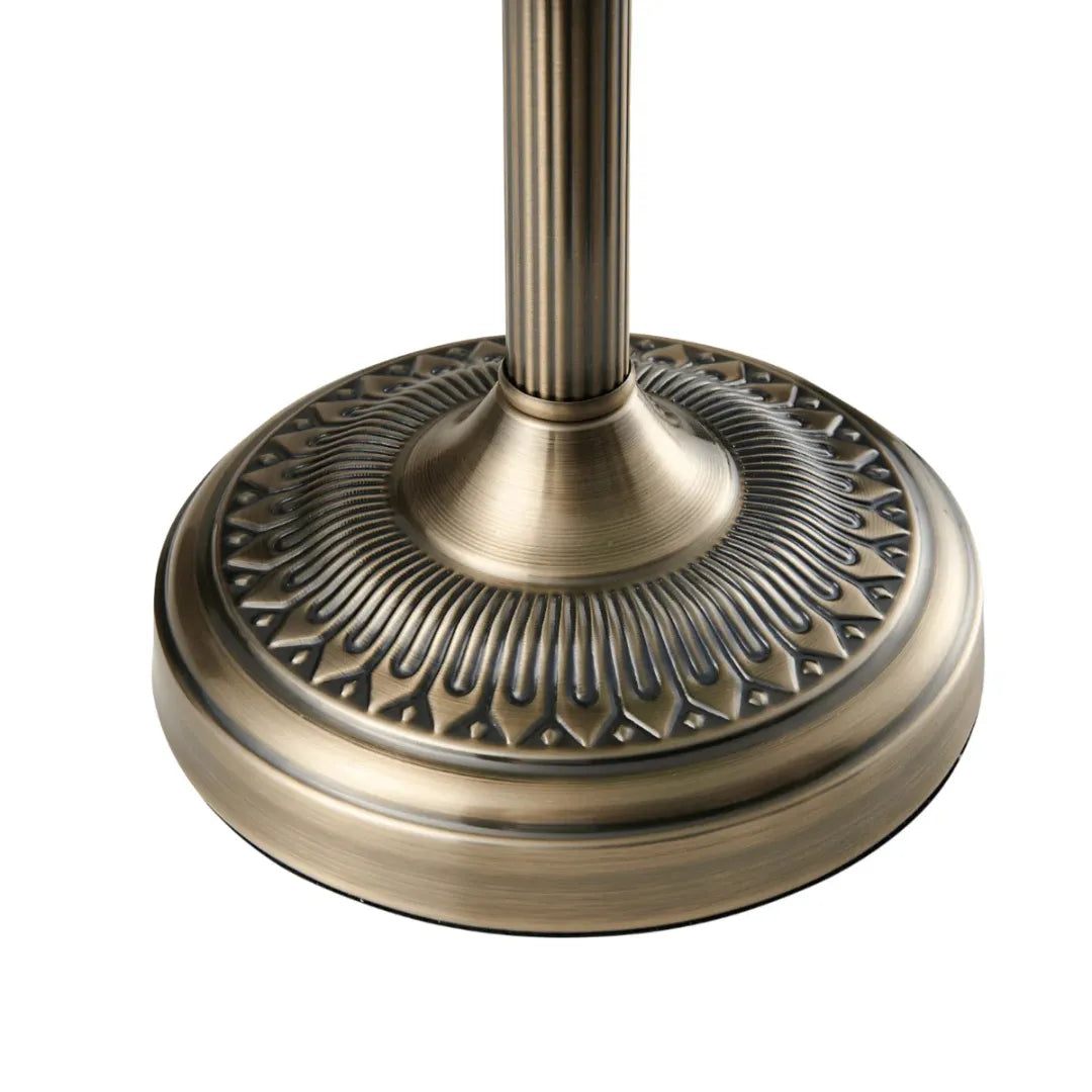 Lampe de Table Rétro en Verre Aurora